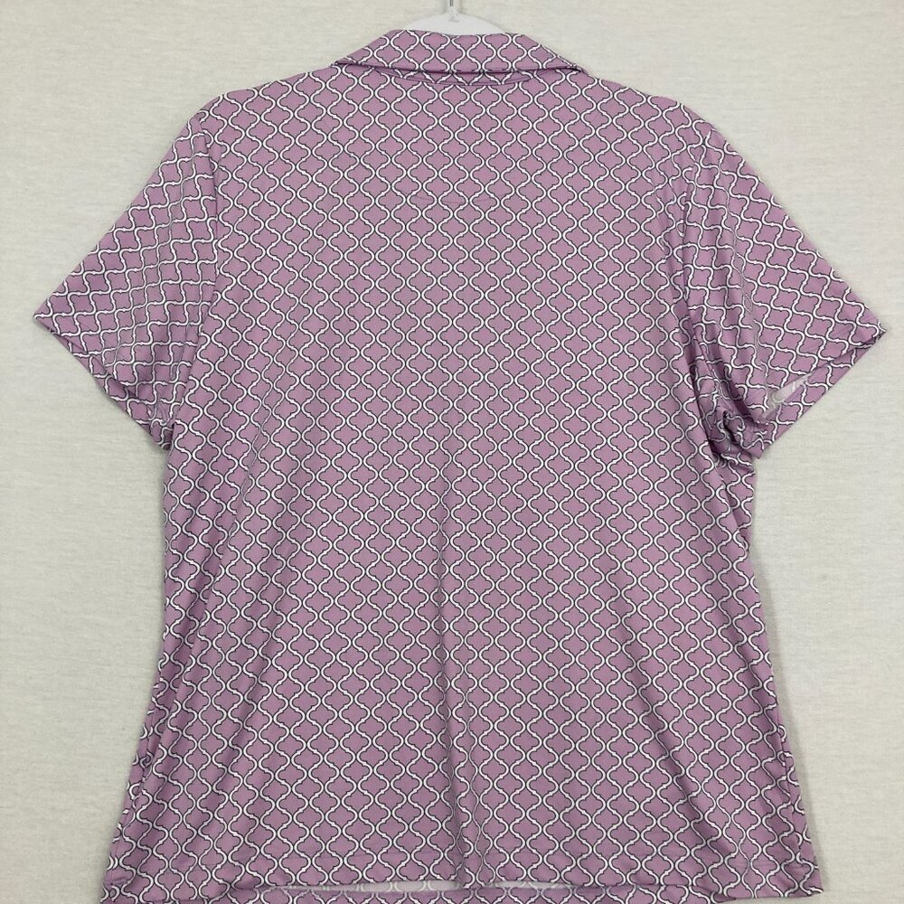 Tail Lavender Geometric Short-Sleeve Polo - Picture 8 of 9